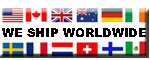 We Ship Worldwide!